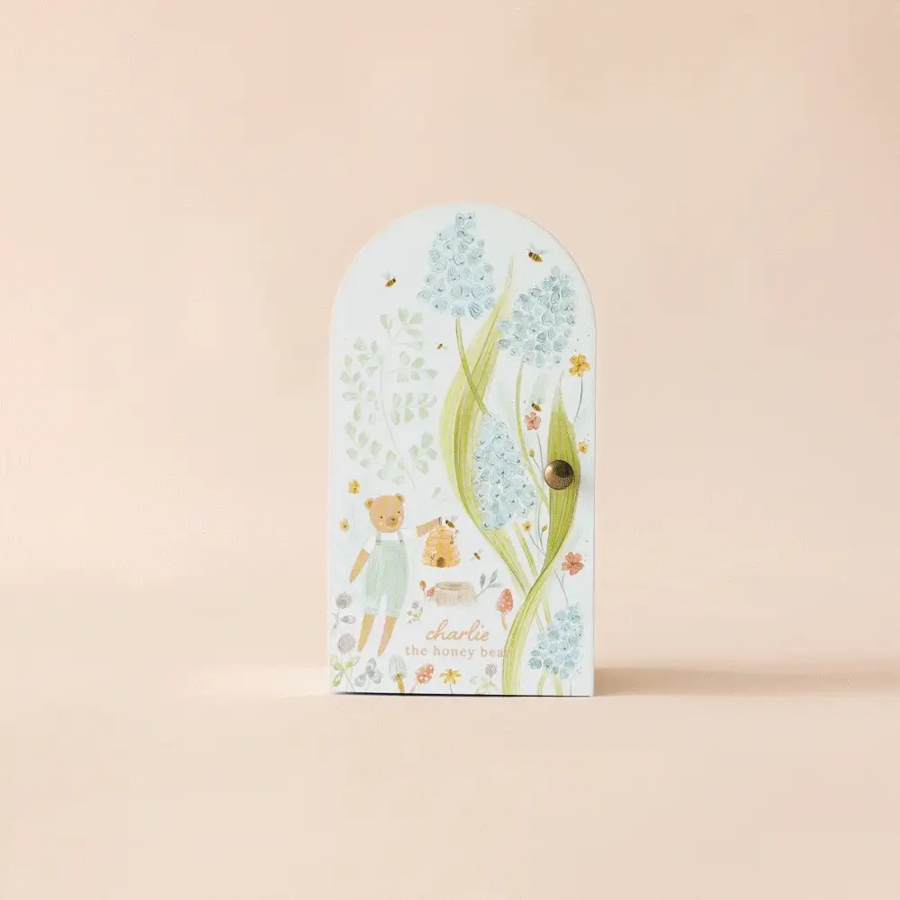 Tiny Charlie the Honey Bear by Cuddle + Kind - Image 2