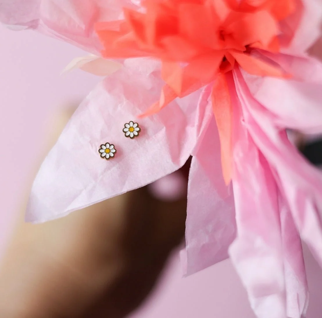 Tiny Daisies Earrings by Pierced - Image 3