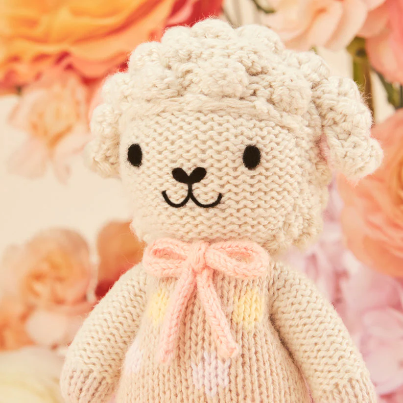 Tiny Lucy the Lamb (Pastel) by Cuddle + Kind - Image 4