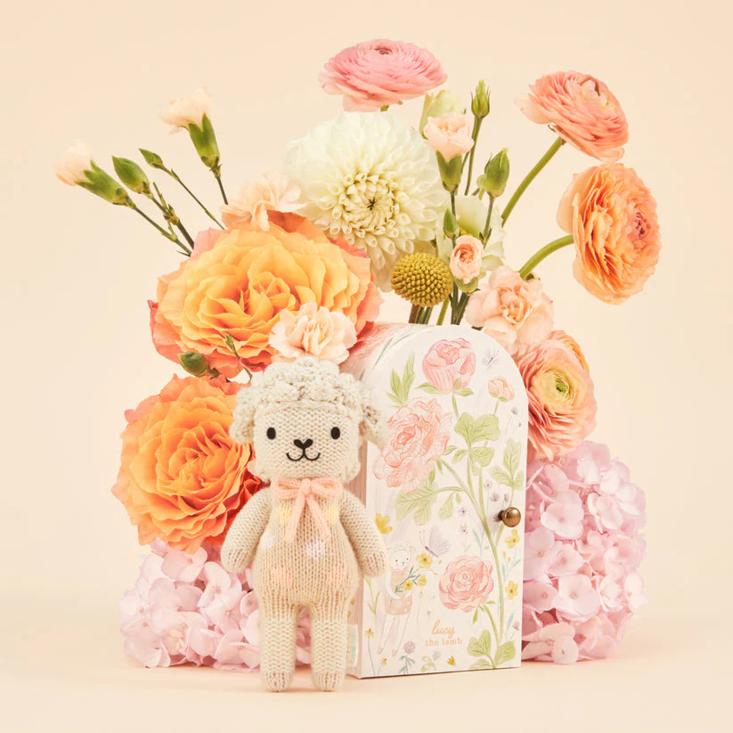 Tiny Lucy the Lamb (Pastel) by Cuddle + Kind - Image 5