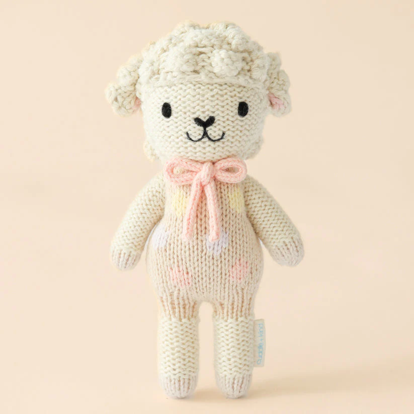 Tiny Lucy the Lamb (Pastel) by Cuddle + Kind - Image 7