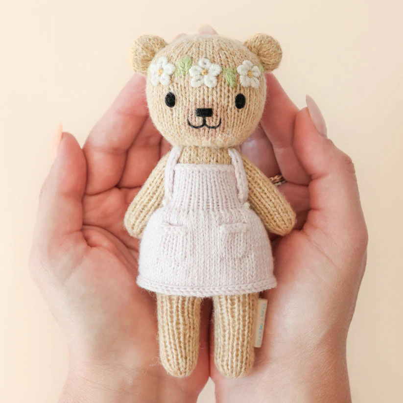 Tiny Olivia the Honey Bear by Cuddle + Kind - Image 3