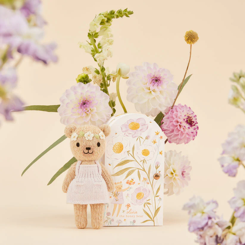 Tiny Olivia the Honey Bear by Cuddle + Kind - Image 5