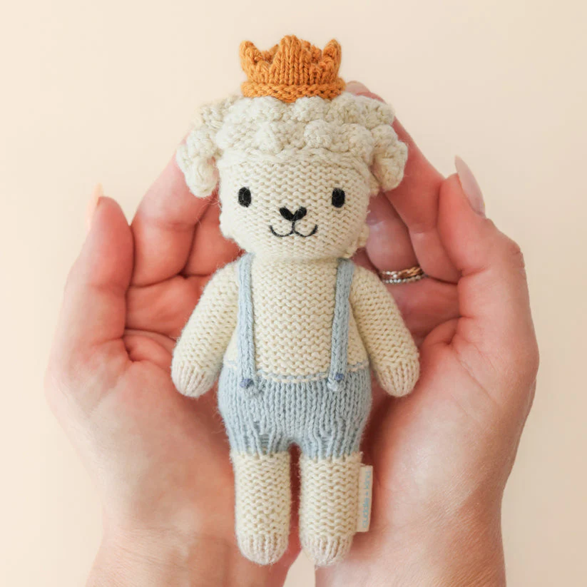 Tiny Sebastian the Lamb by Cuddle + Kind - Image 3