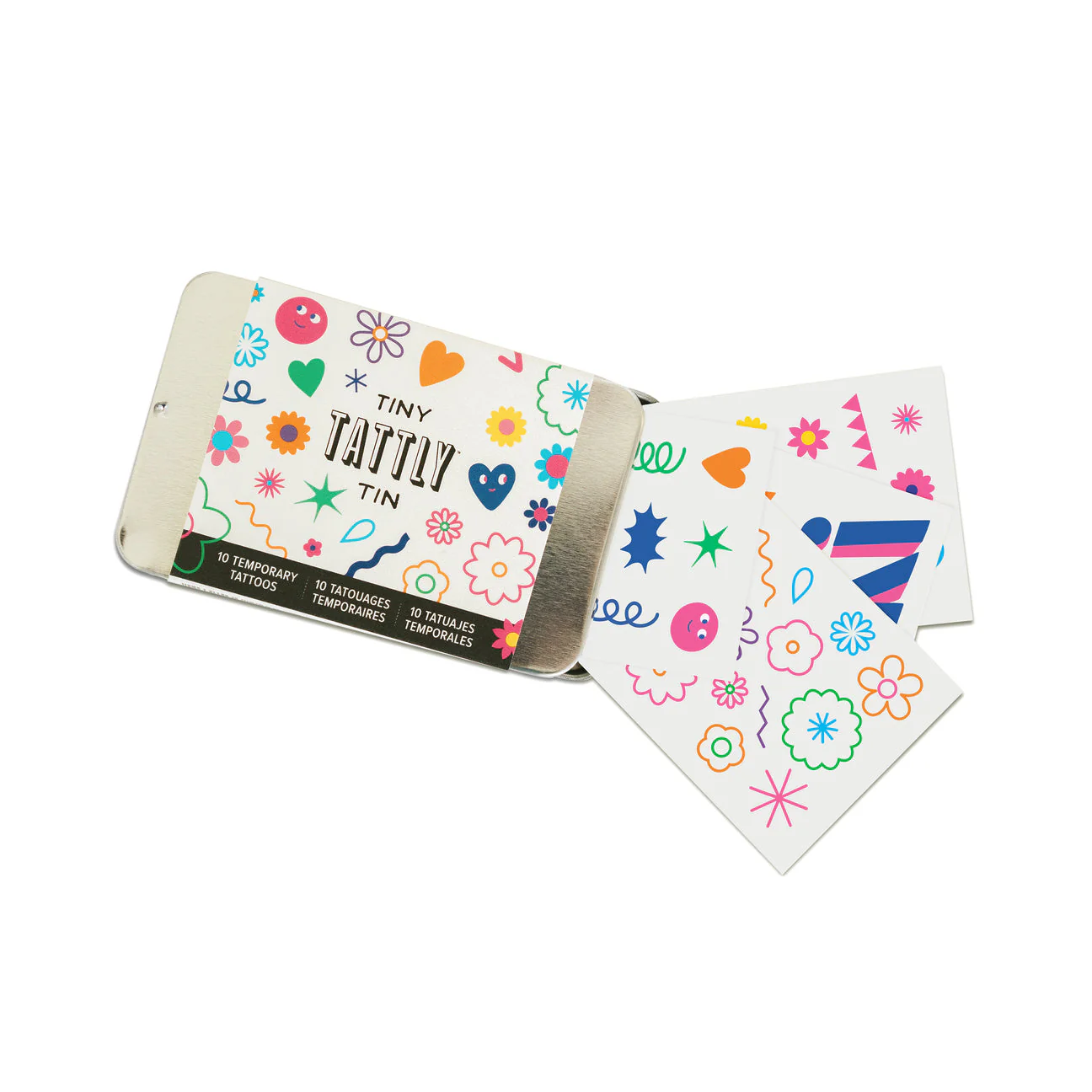 Tiny Things Tattoo Tin - 10 Temporary Tattoos by Tattly - Image 4