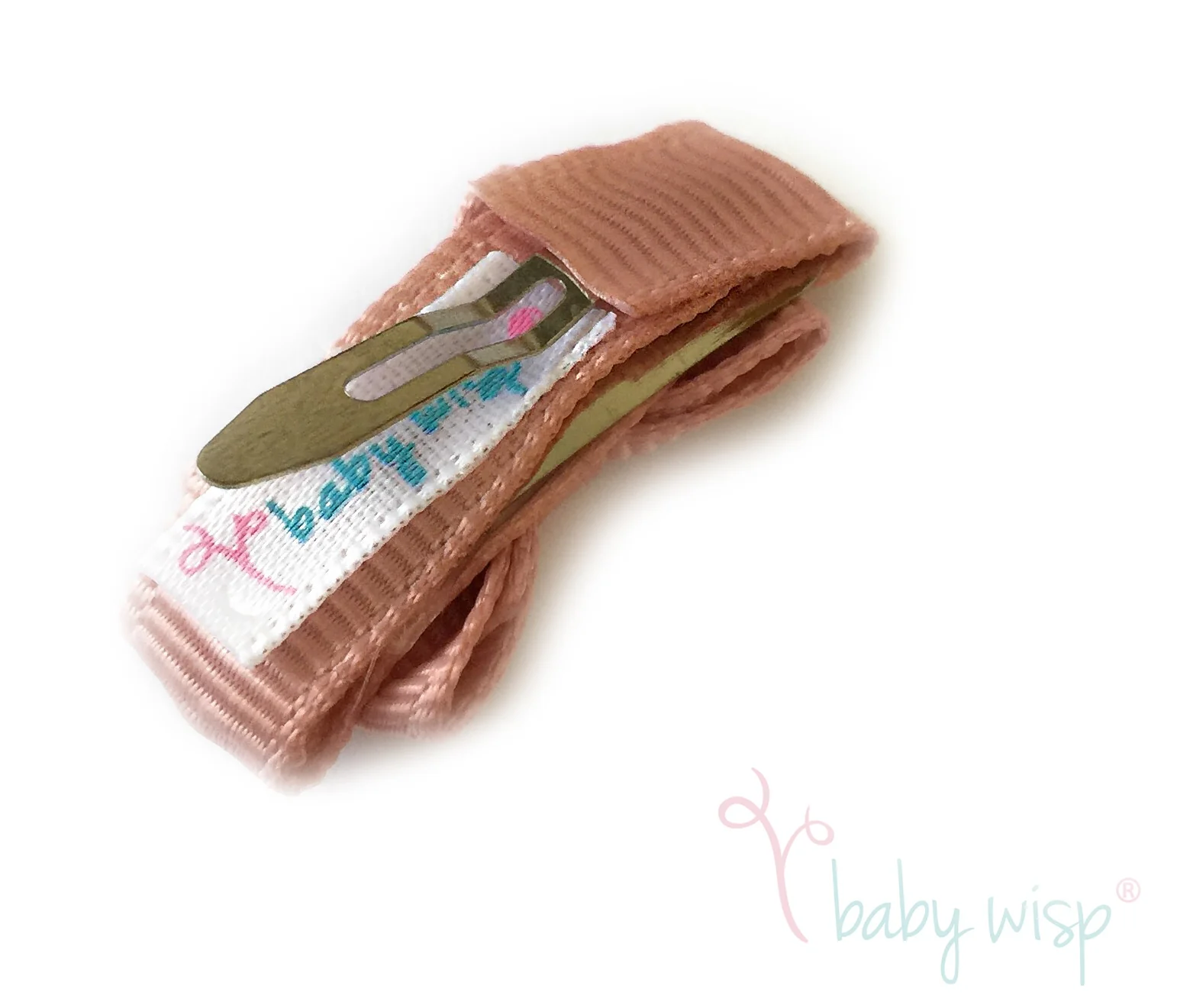 Tiny Tuxedo Bows on Snap Clips Set of 5 - Macaroon by Baby Wisp - Image 9