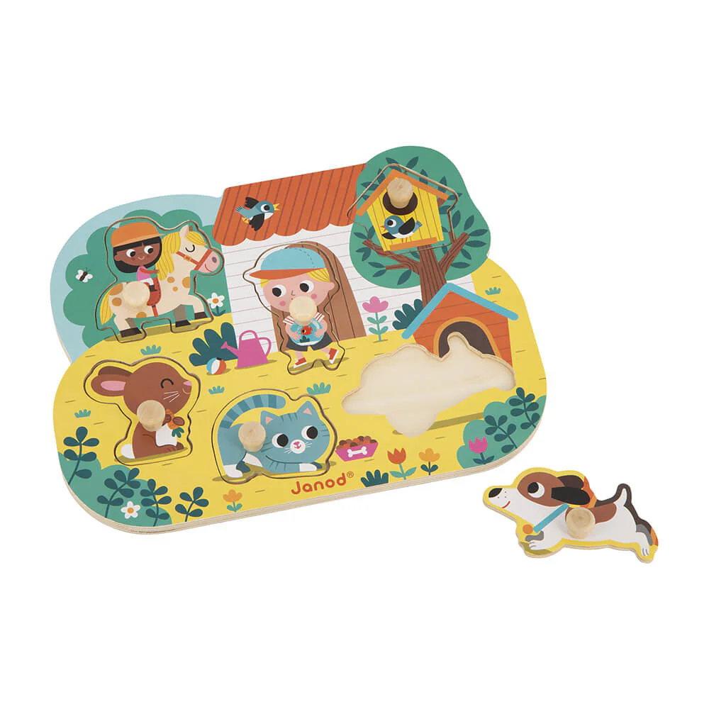 Toddler Wooden Puzzle - In the Country by Janod - Image 3