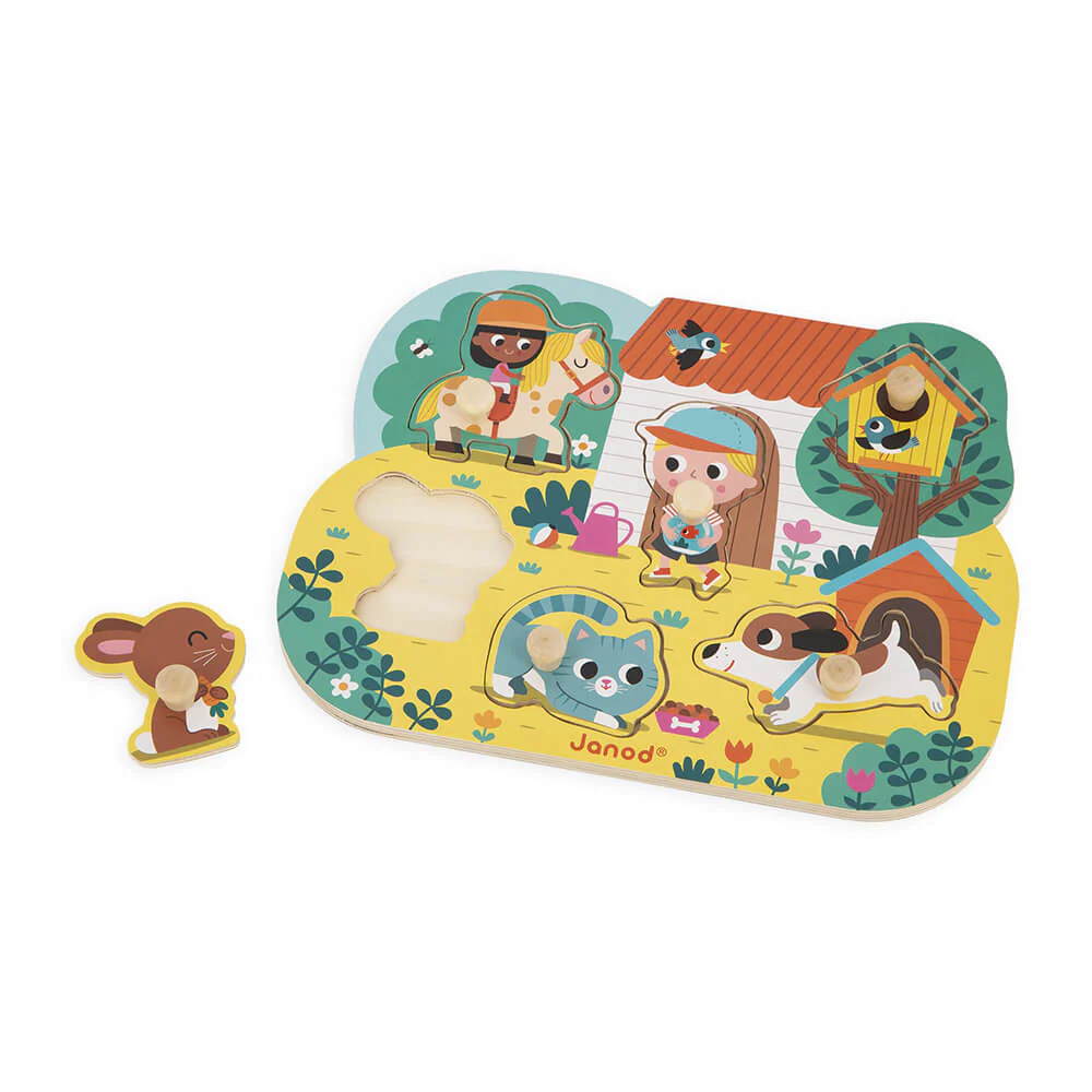 Toddler Wooden Puzzle - In the Country by Janod - Image 4