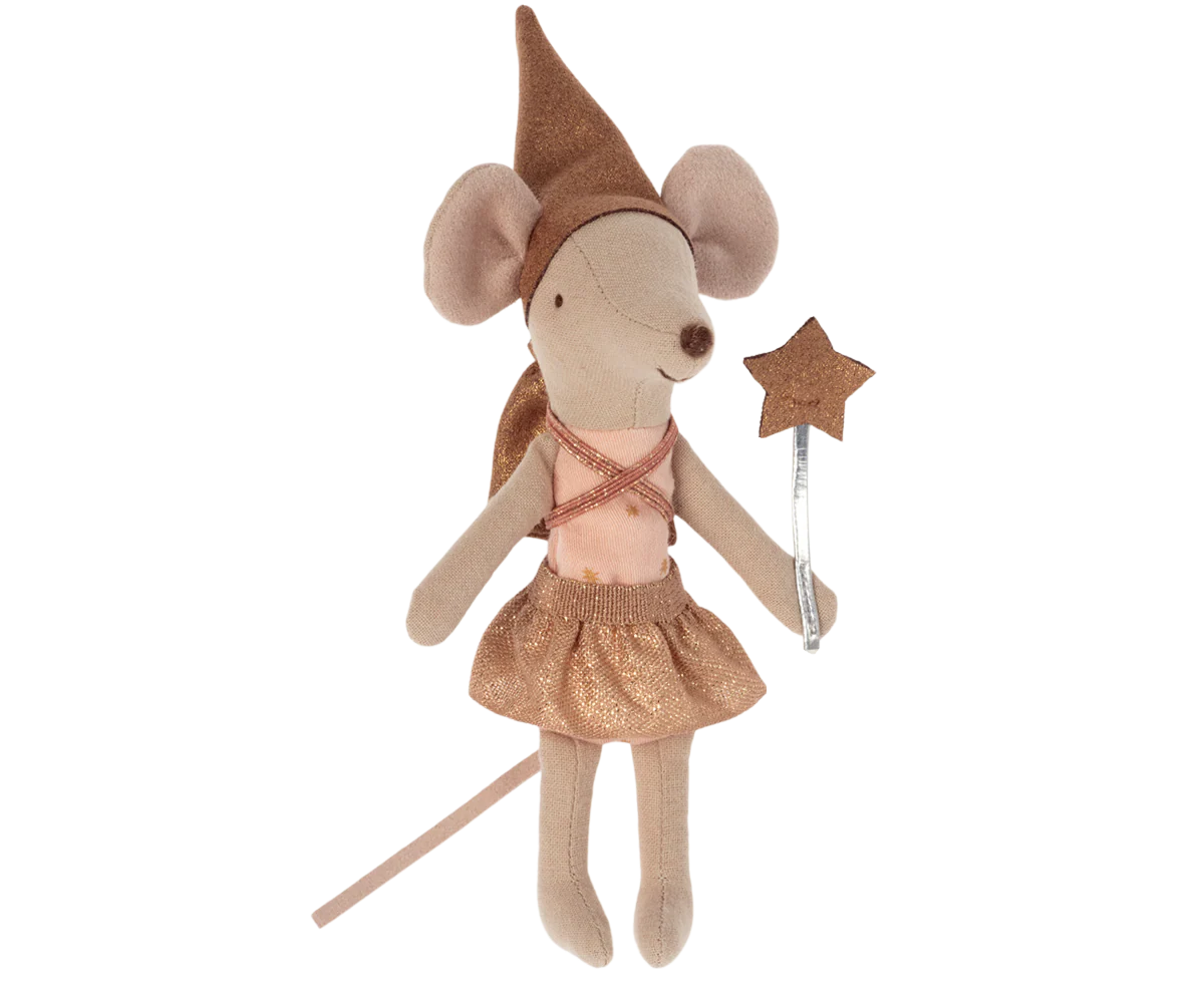 Tooth Fairy Mouse in Matchbox - Rose by Maileg - Image 2
