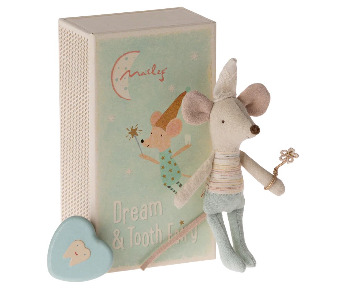 Tooth Fairy Mouse, Little Brother in Matchbox by Maileg - Image 2