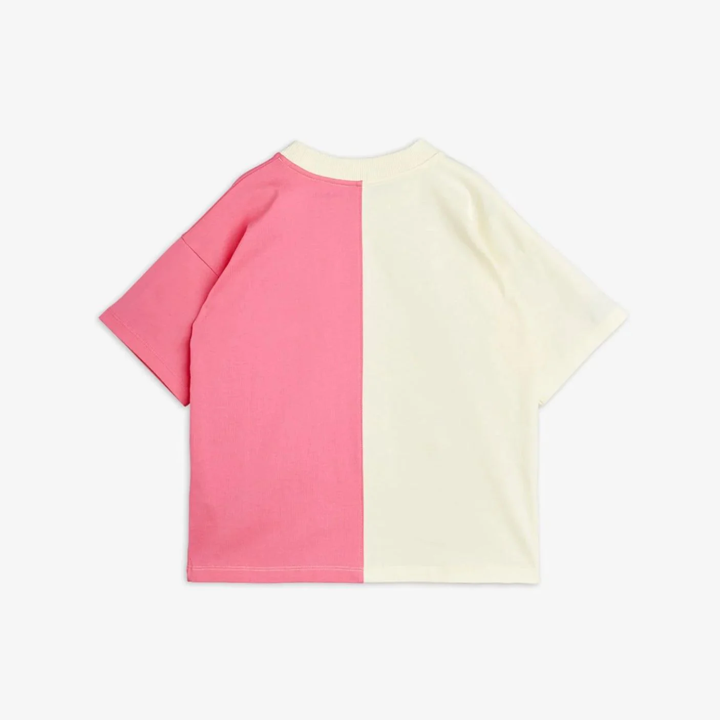 Travel Agency Split Color Short Sleeve T-Shirt by Mini Rodini - Image 3