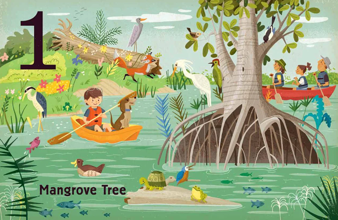 Trees: A Count and Find Primer - Board Book - Image 2