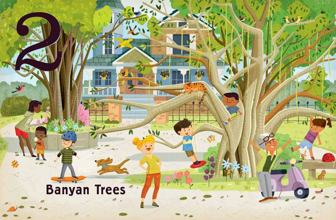 Trees: A Count and Find Primer - Board Book - Image 3