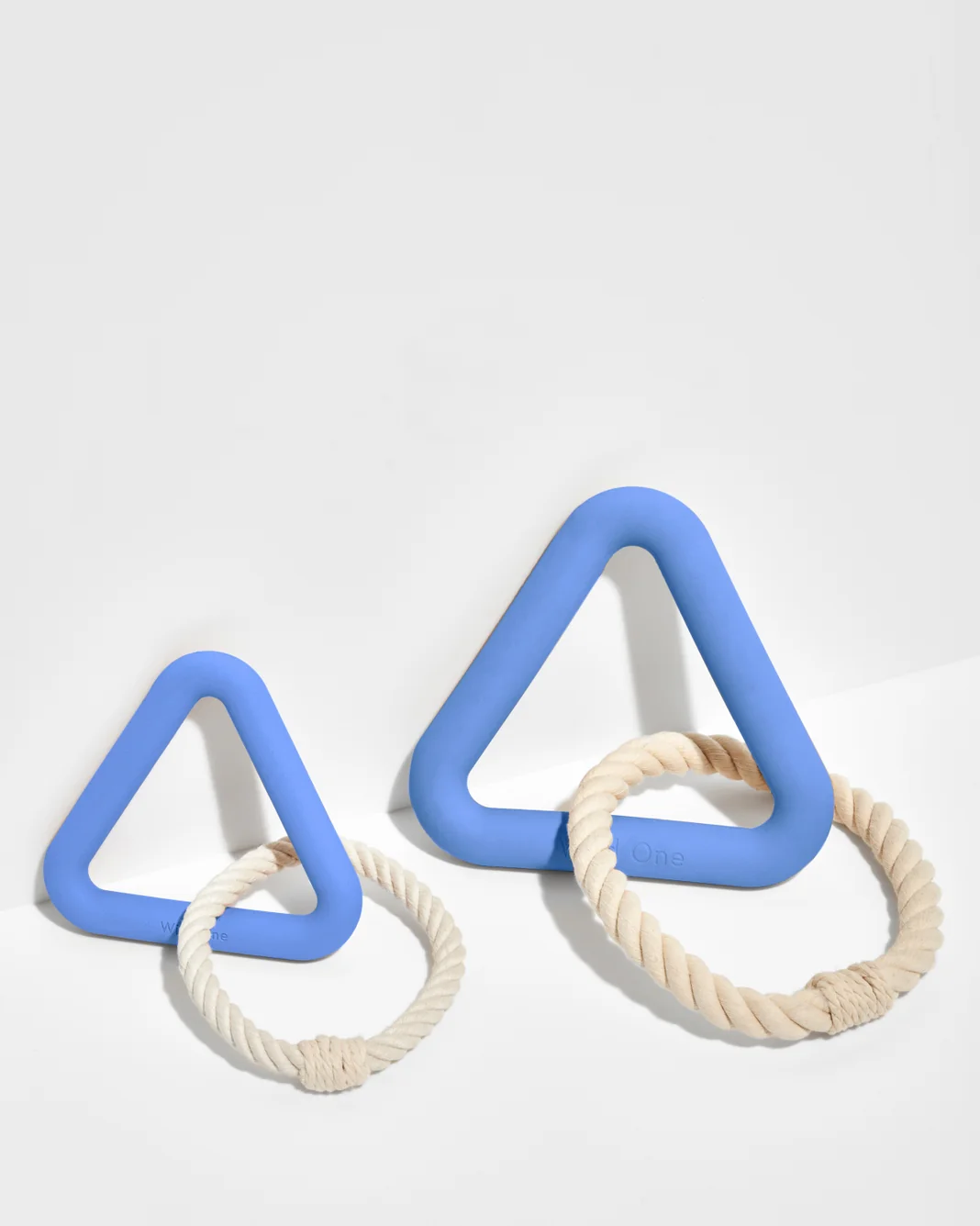 Triangle Tug Dog Chew Toy - Moonstone by Wild One - Image 3