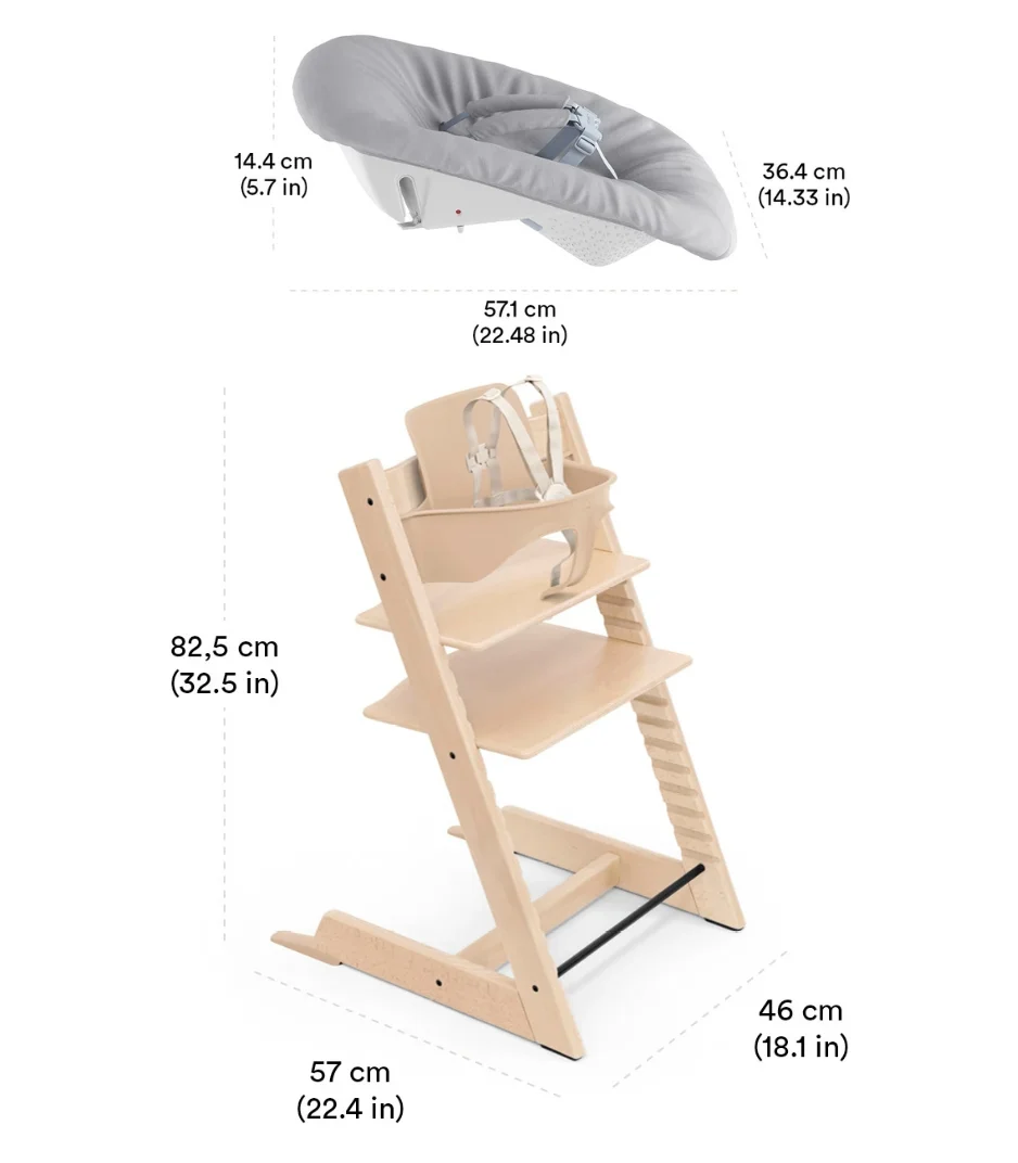 Tripp Trapp High Chair² with Newborn Set by Stokke - Image 12