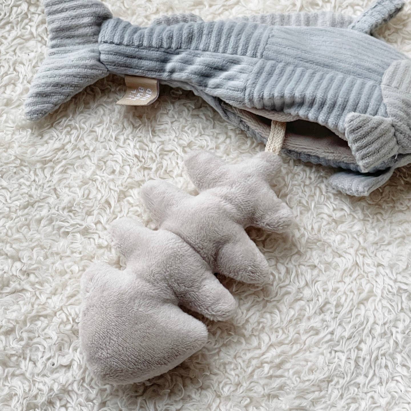 Trout Baby Handheld Rattle with Fishbone by Little Lamb Kind - Image 2