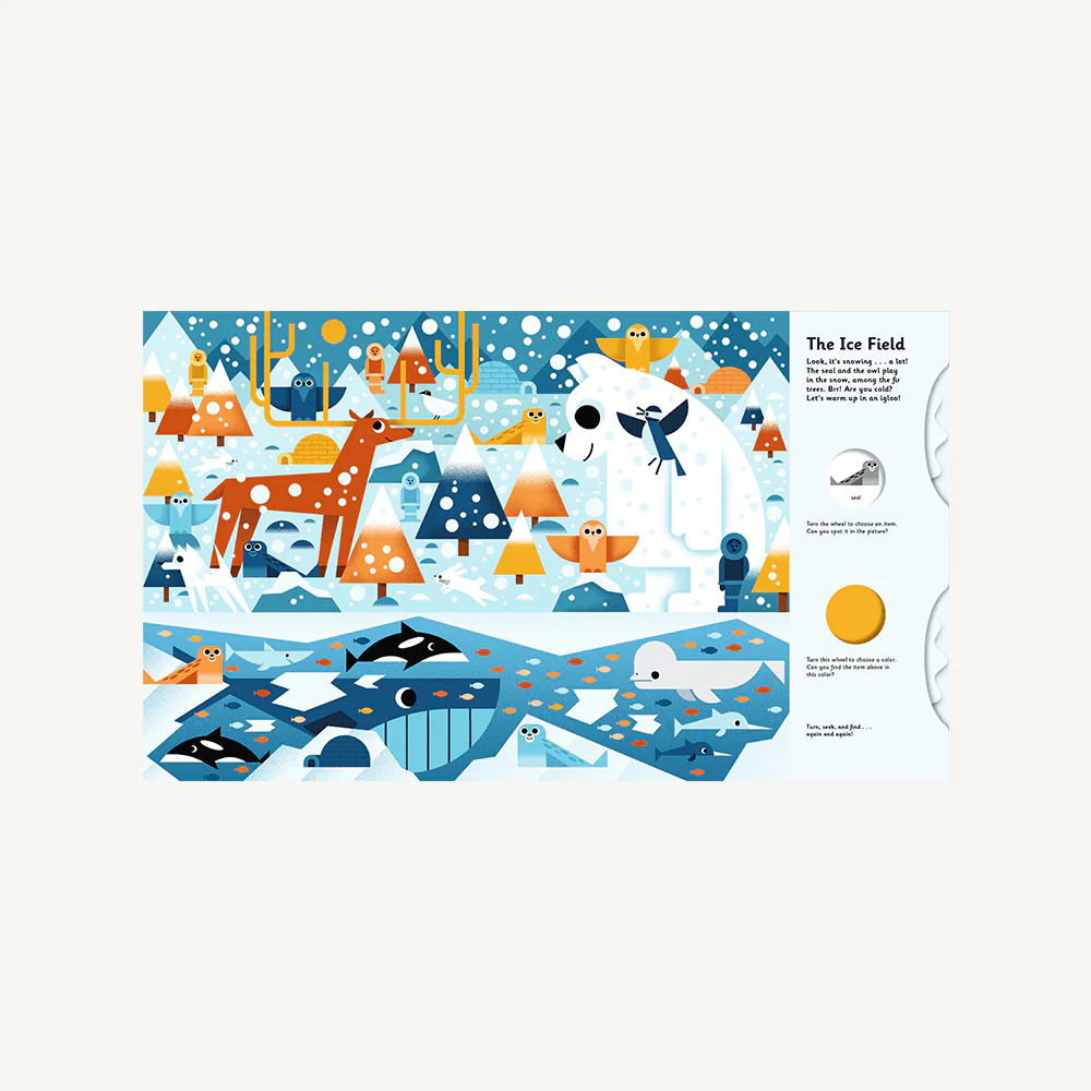 Turn Seek Find: Habitats - Board Book - Image 3