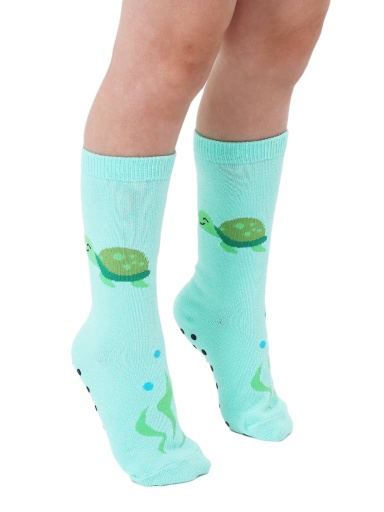 Turtle Kids Crew Socks by Living Royal - Image 3