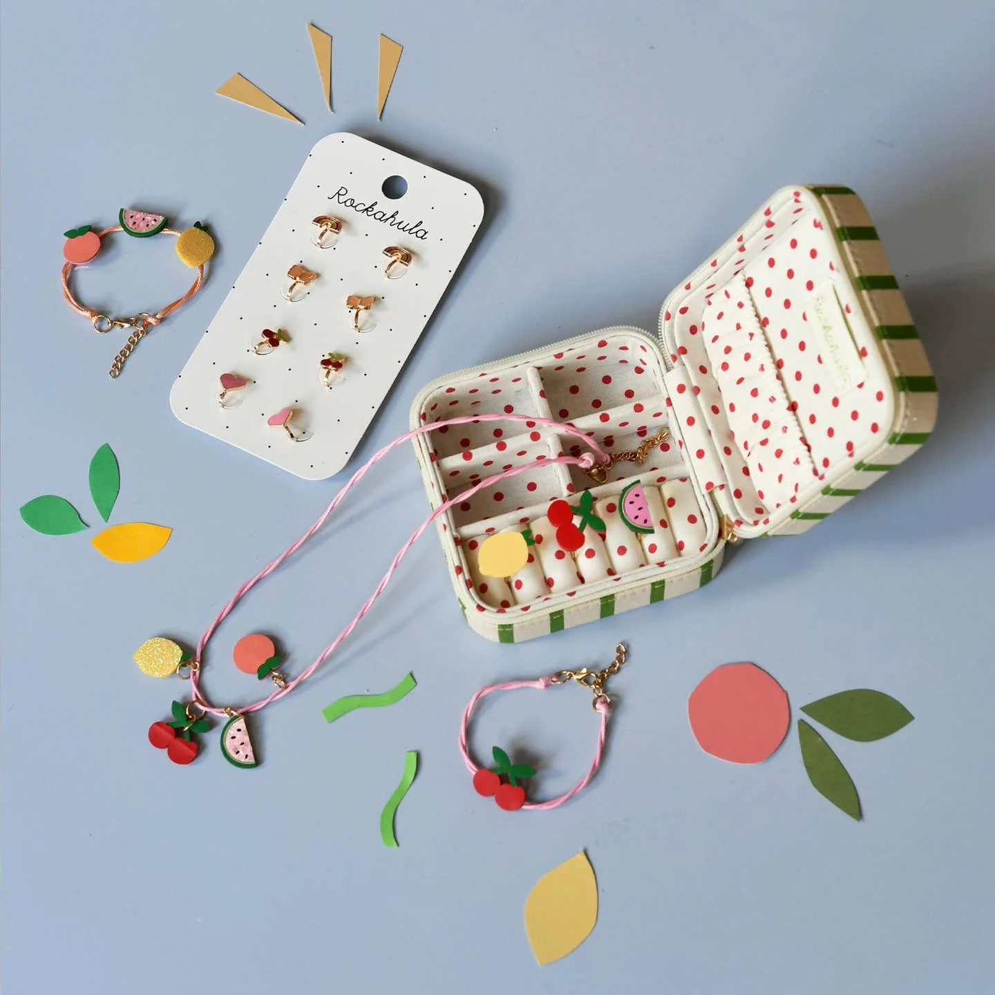 Tutti Fruity Square Jewellery Box by Rockahula Kids - Image 4
