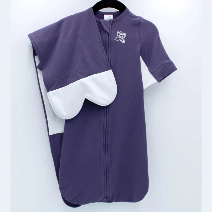 Twilight Purple Swaddle - Medium/Large (12-17 Lbs) by The Butterfly Swaddle - Image 2