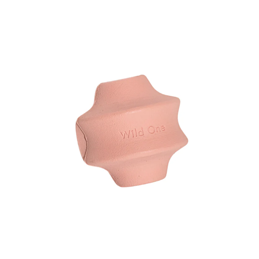 Twist Toss Treat Dispensing Dog Toy - Blush by Wild One