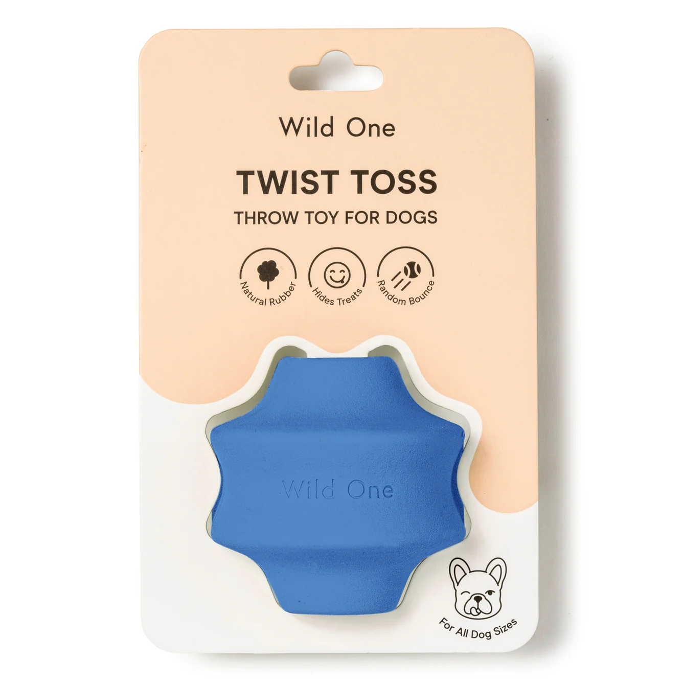 Twist Toss Treat Dispensing Dog Toy - Moonstone by Wild One - Image 2