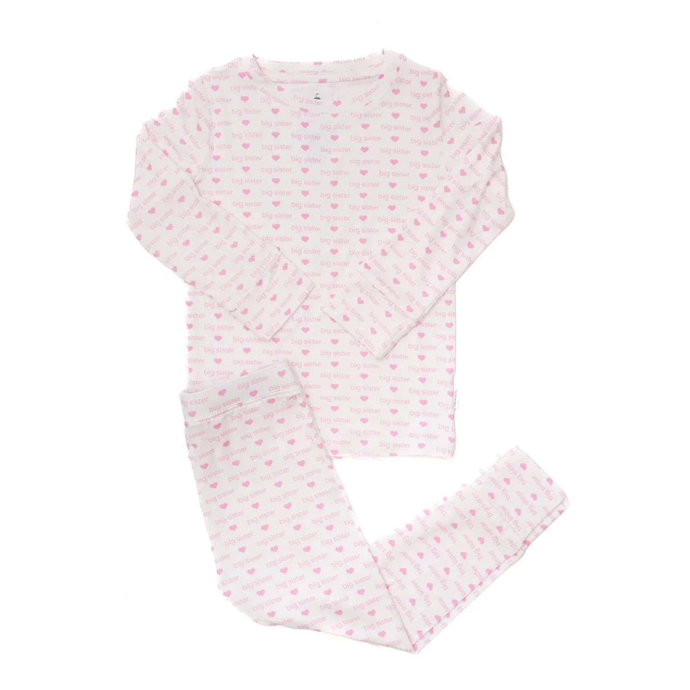 Two Piece Pajama Set - Big Sister by The Uptown Baby