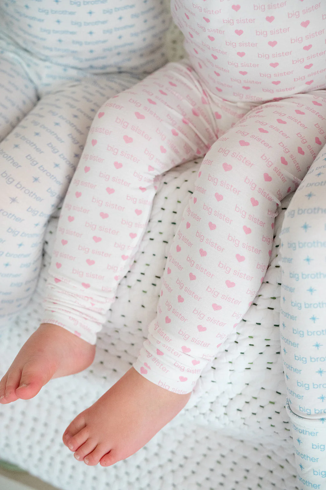 Two Piece Pajama Set - Big Sister by The Uptown Baby - Image 4