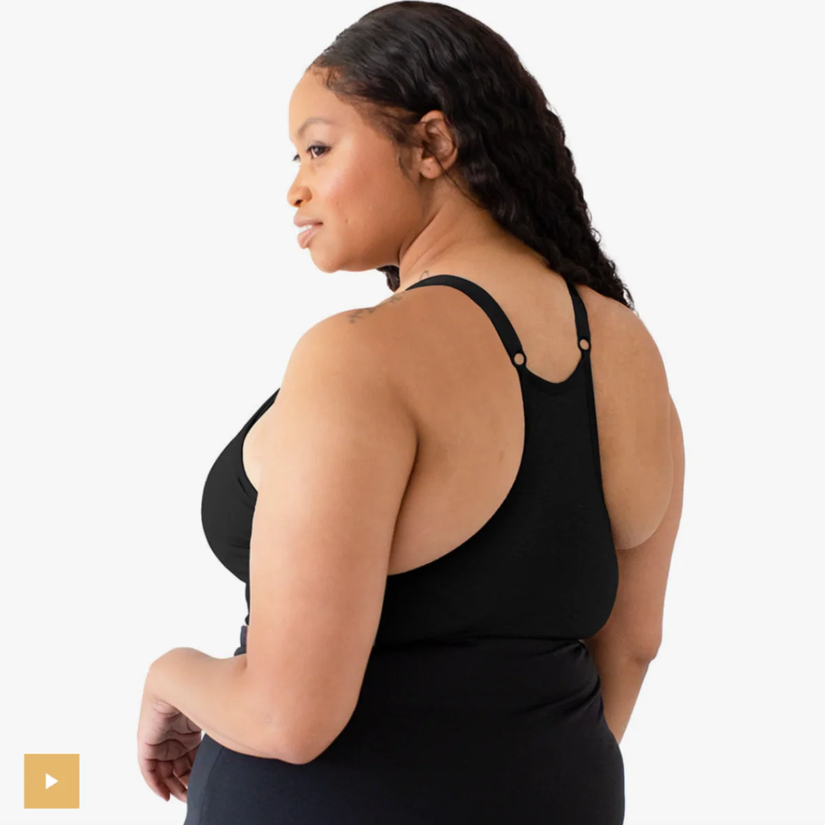 Sublime Support Nursing & Maternity Sports Bra - Black by Kindred Bravely - Image 4