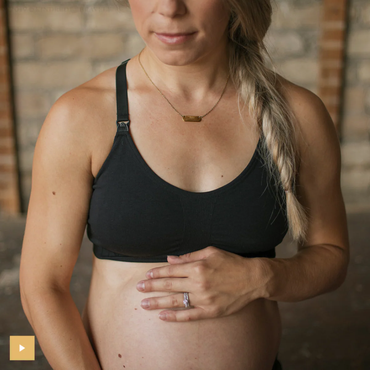 Sublime Support Nursing & Maternity Sports Bra - Black by Kindred Bravely - Image 5