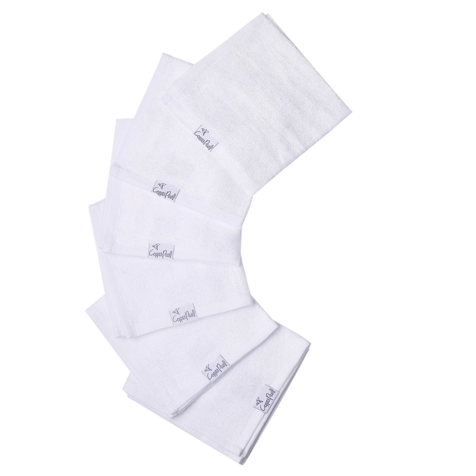 Ultra Soft 6 Pack Wash Cloths - Dove by Copper Pearl