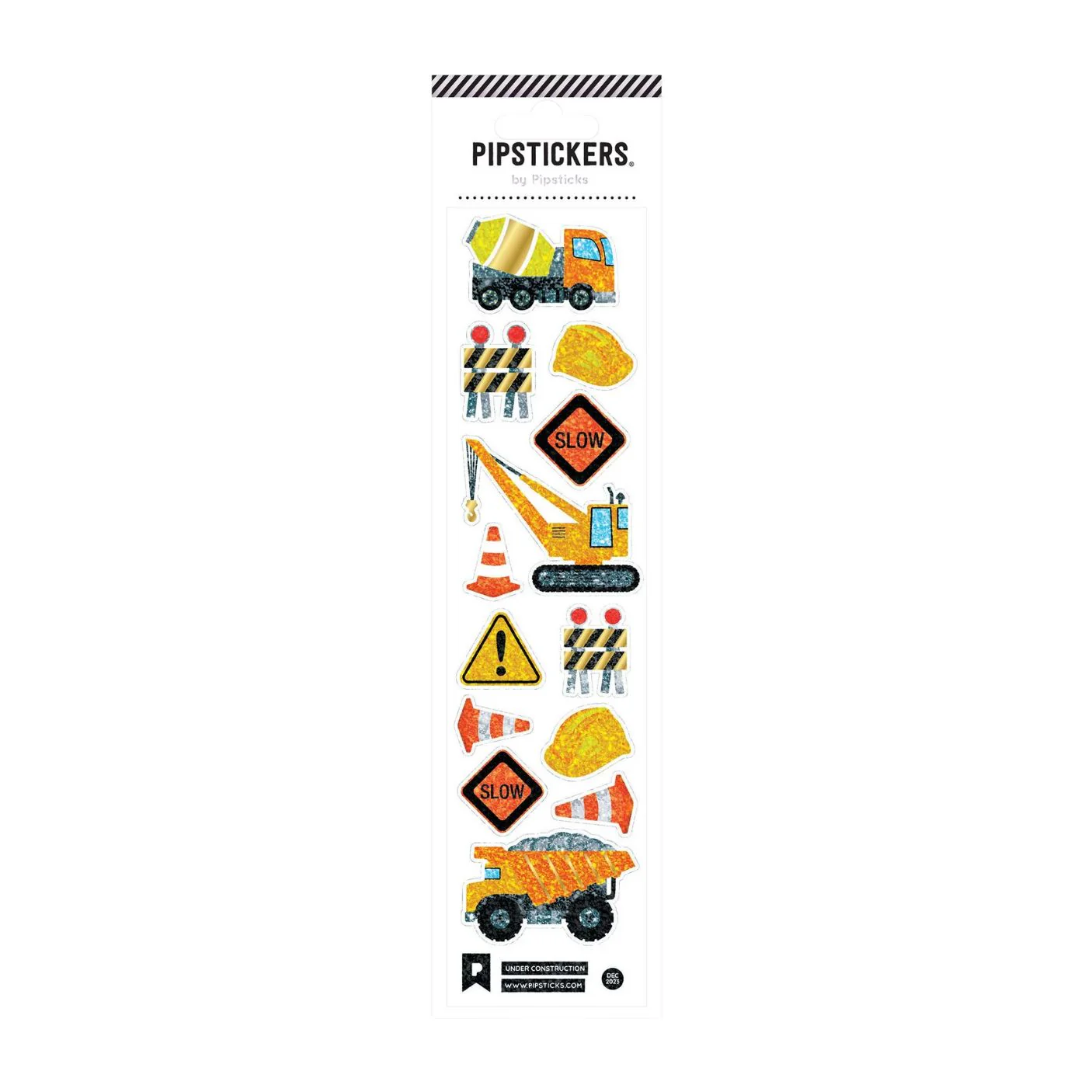 Under Construction Stickers by Pipsticks
