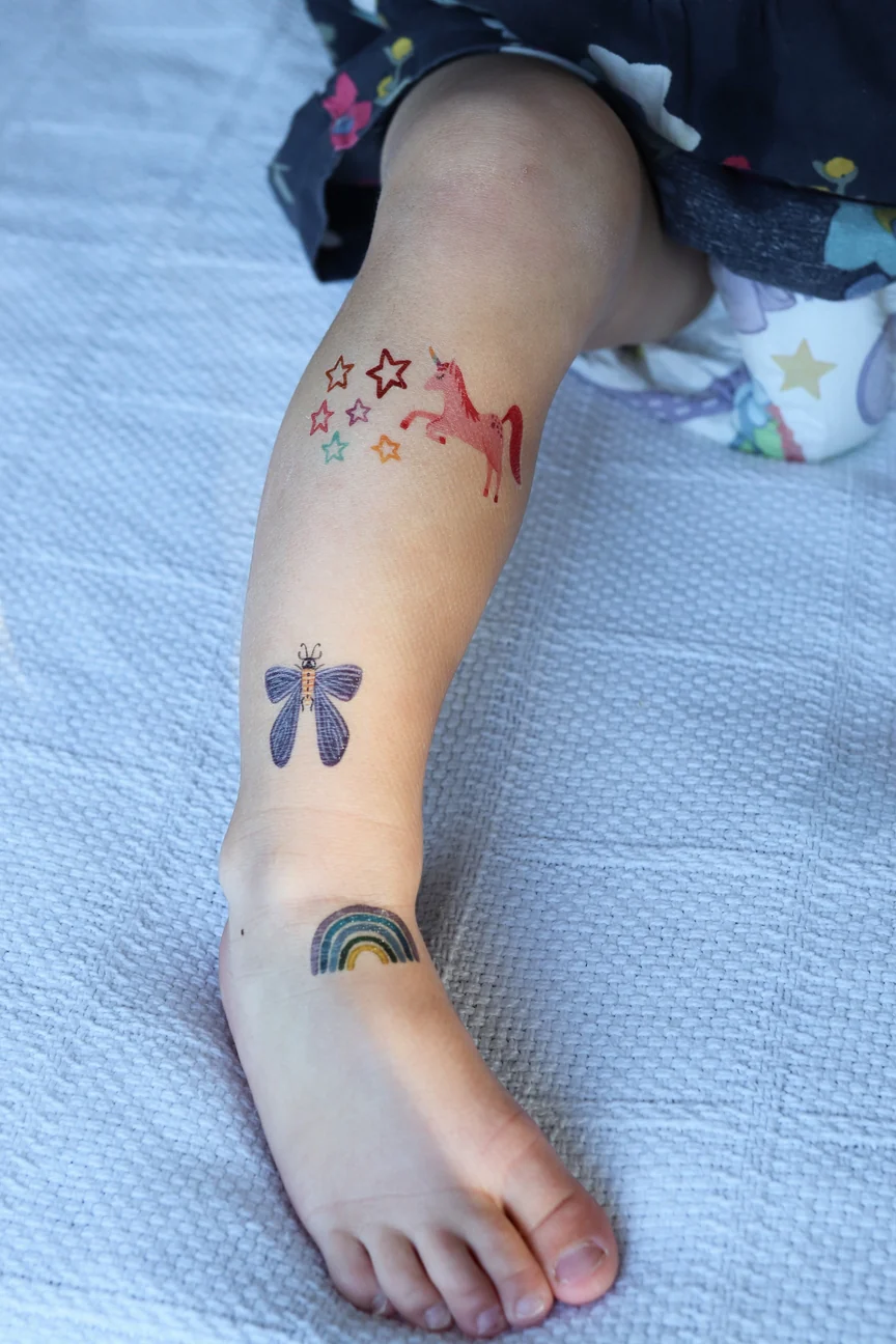 Unicorn Party Temporary Tattoos - Set of 2 by Saint Tattoos - Image 5