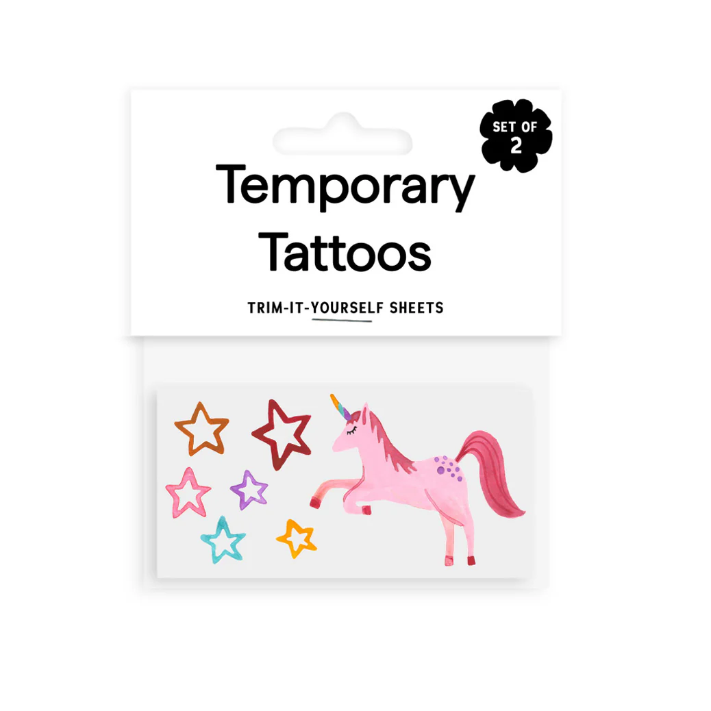 Unicorn Party Temporary Tattoos - Set of 2 by Saint Tattoos - Image 9