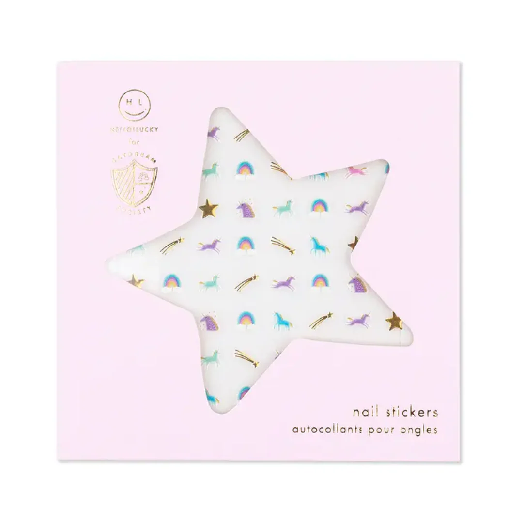 Unicorn & Rainbows Nail Stickers by Daydream Society