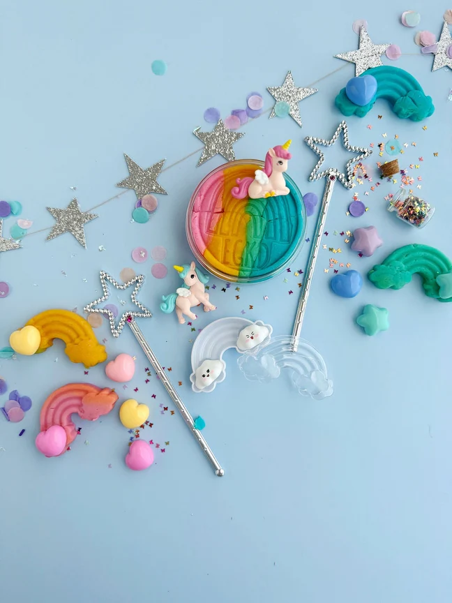 Unicorn Sensory Play Dough Kit by Earth Grown KidDoughs - Image 3