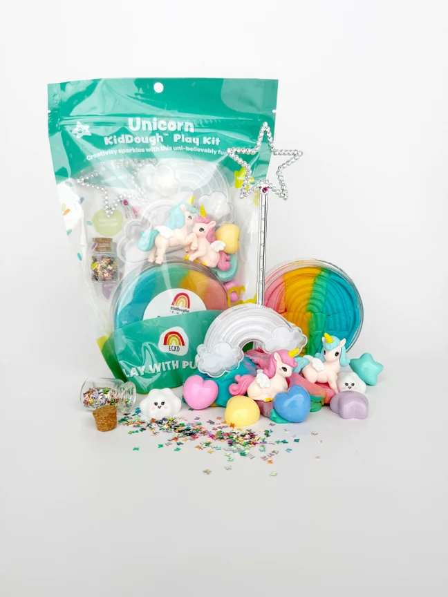 Unicorn Sensory Play Dough Kit by Earth Grown KidDoughs - Image 4