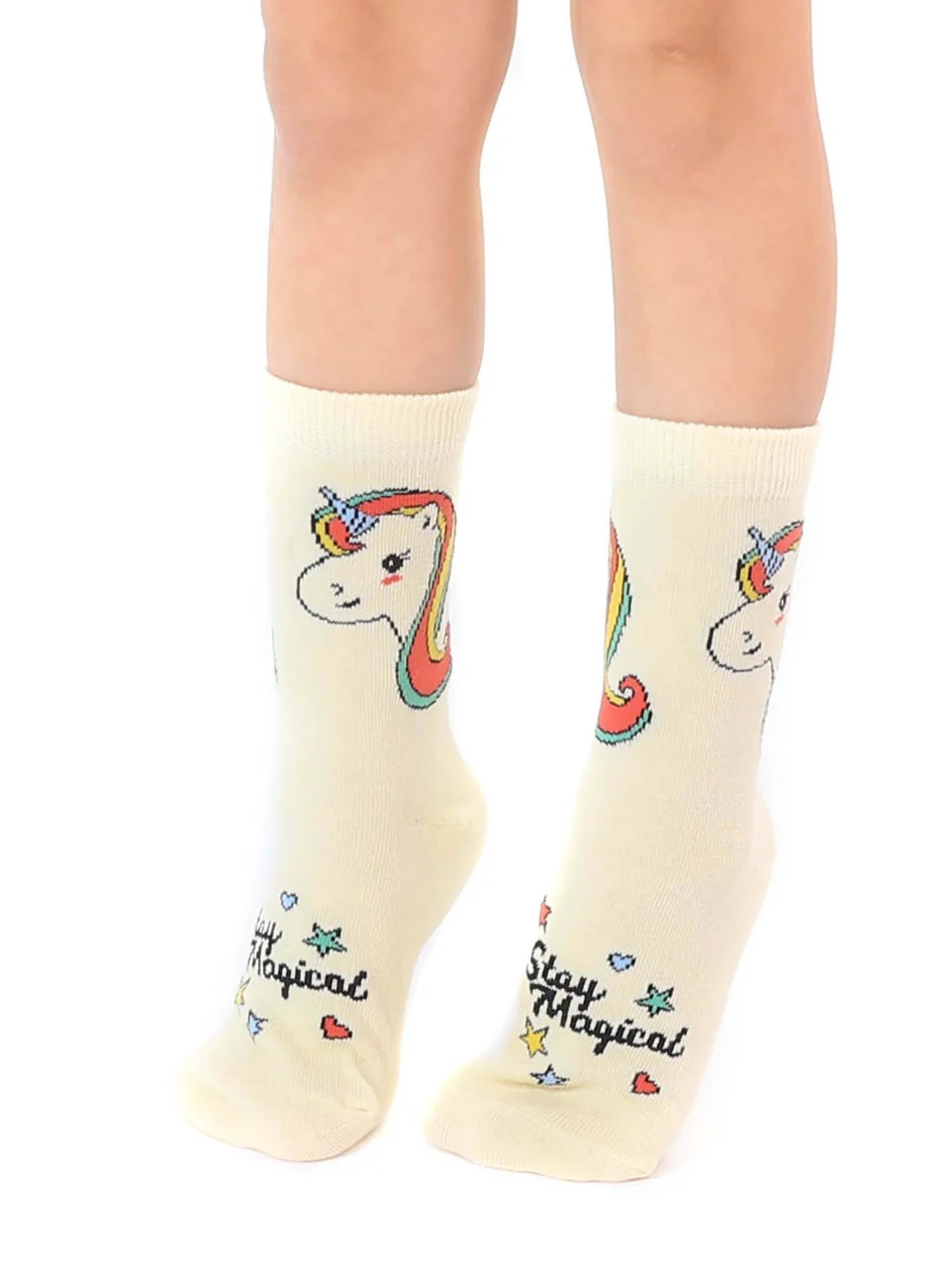 Unicorn Stay Magical 3D Packaged Kids Crew Socks by Living Royal - Image 2