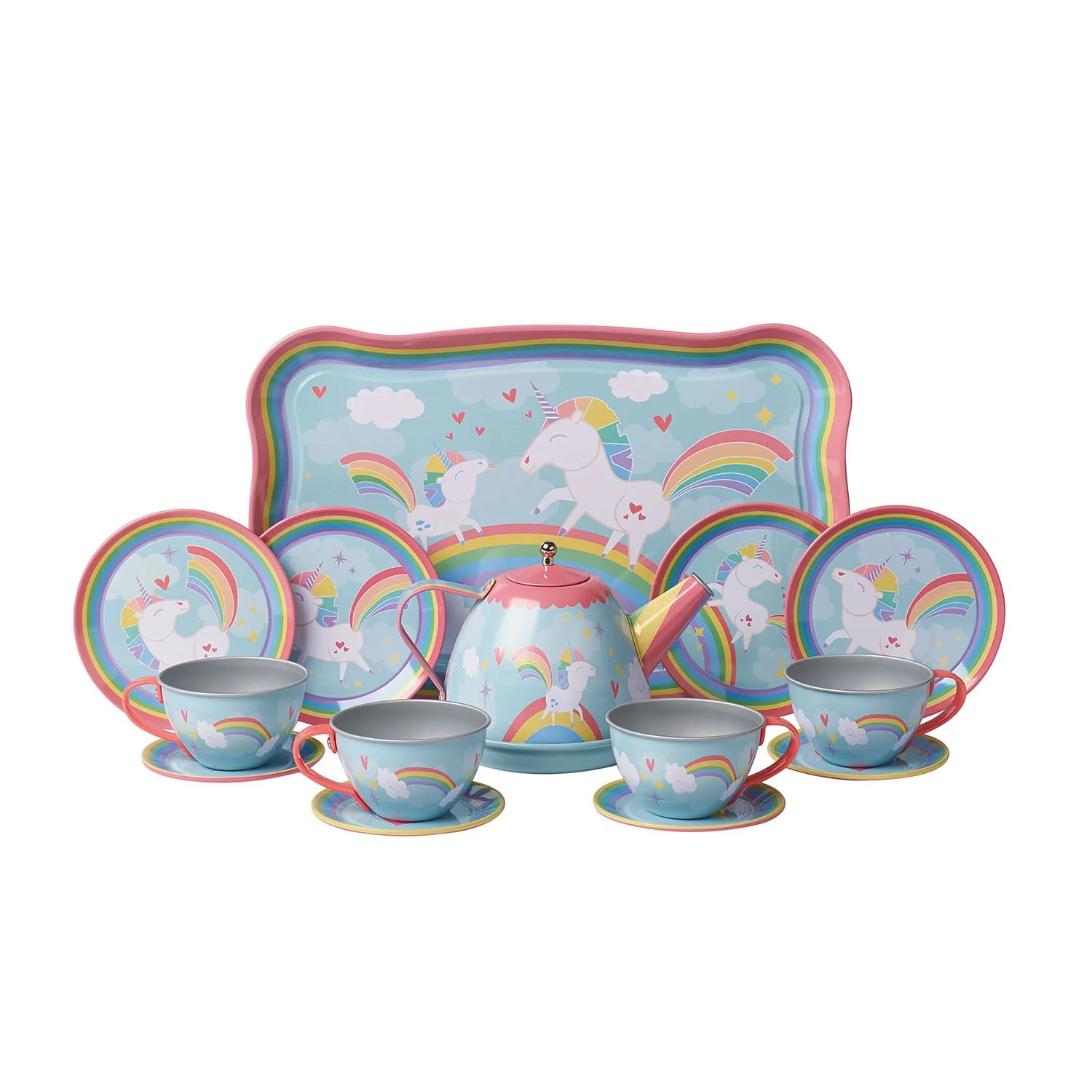 Unicorn Tin Tea Set by Schylling
