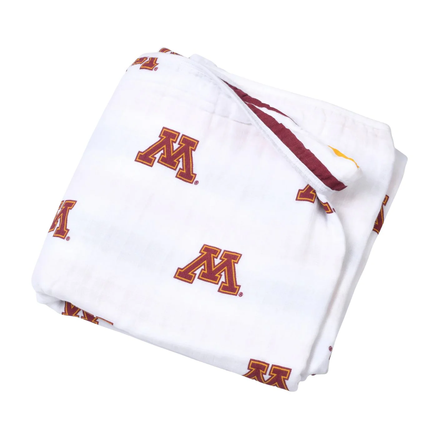 University of Minnesota Four Layer Muslin Blanket by Three Little Anchors