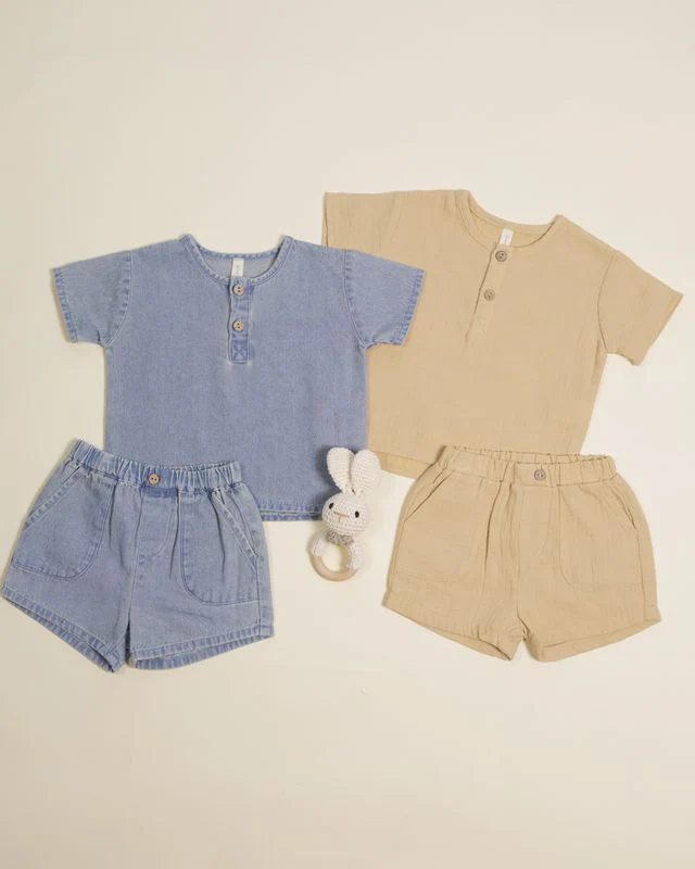 Utility Short - Butterscotch by Quincy Mae - Image 3