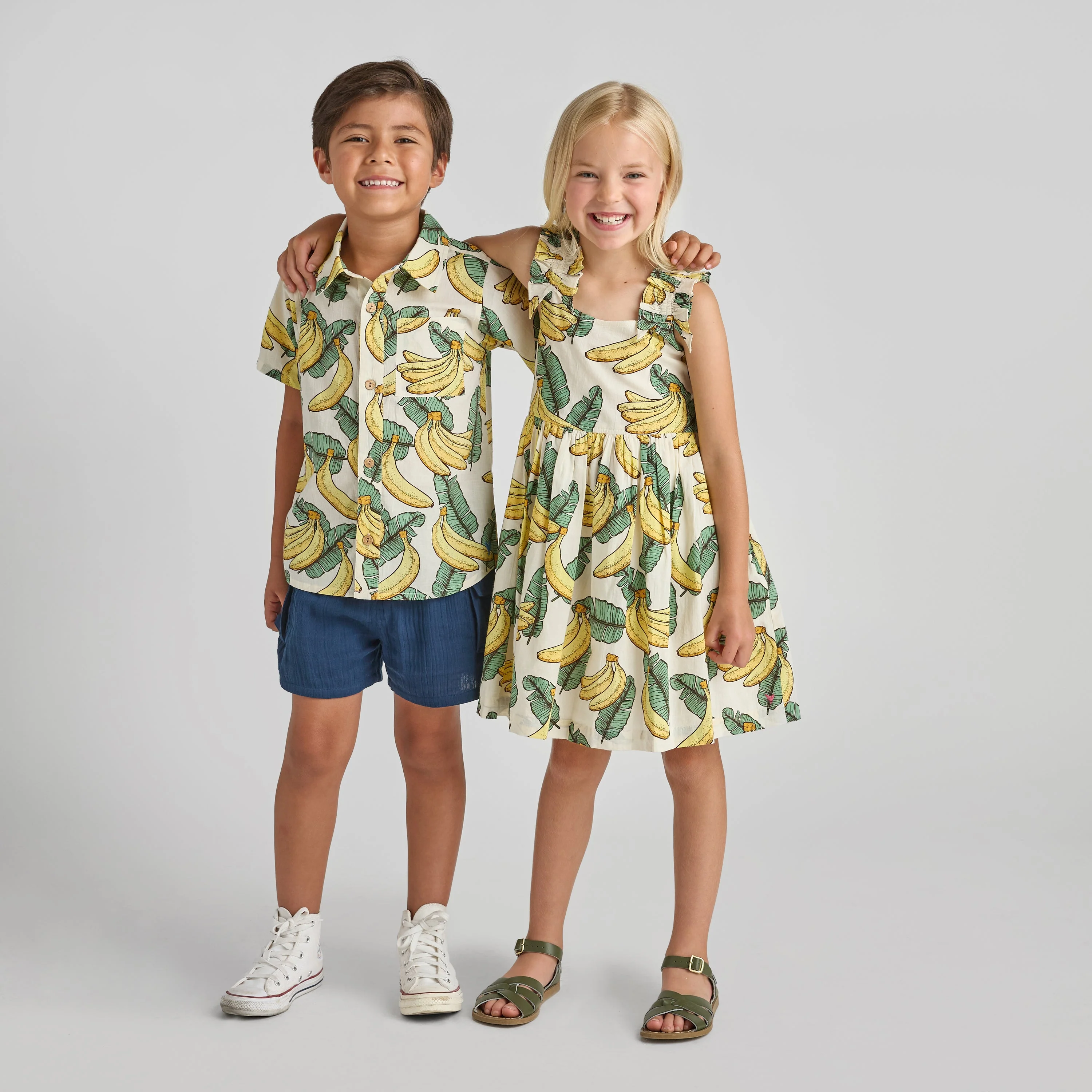 Via Dress - Banana Leaves by Pink Chicken - Image 3