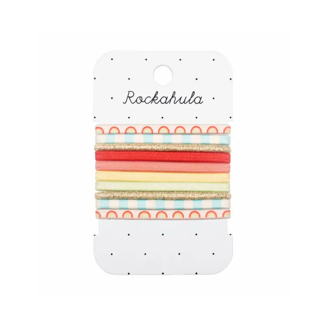 Vintage Rainbow Elastic Pony Pack by Rockahula Kids