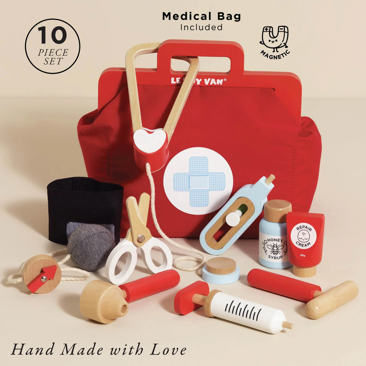 Vintage Wooden Doctor Kit by Le Toy Van - Image 2