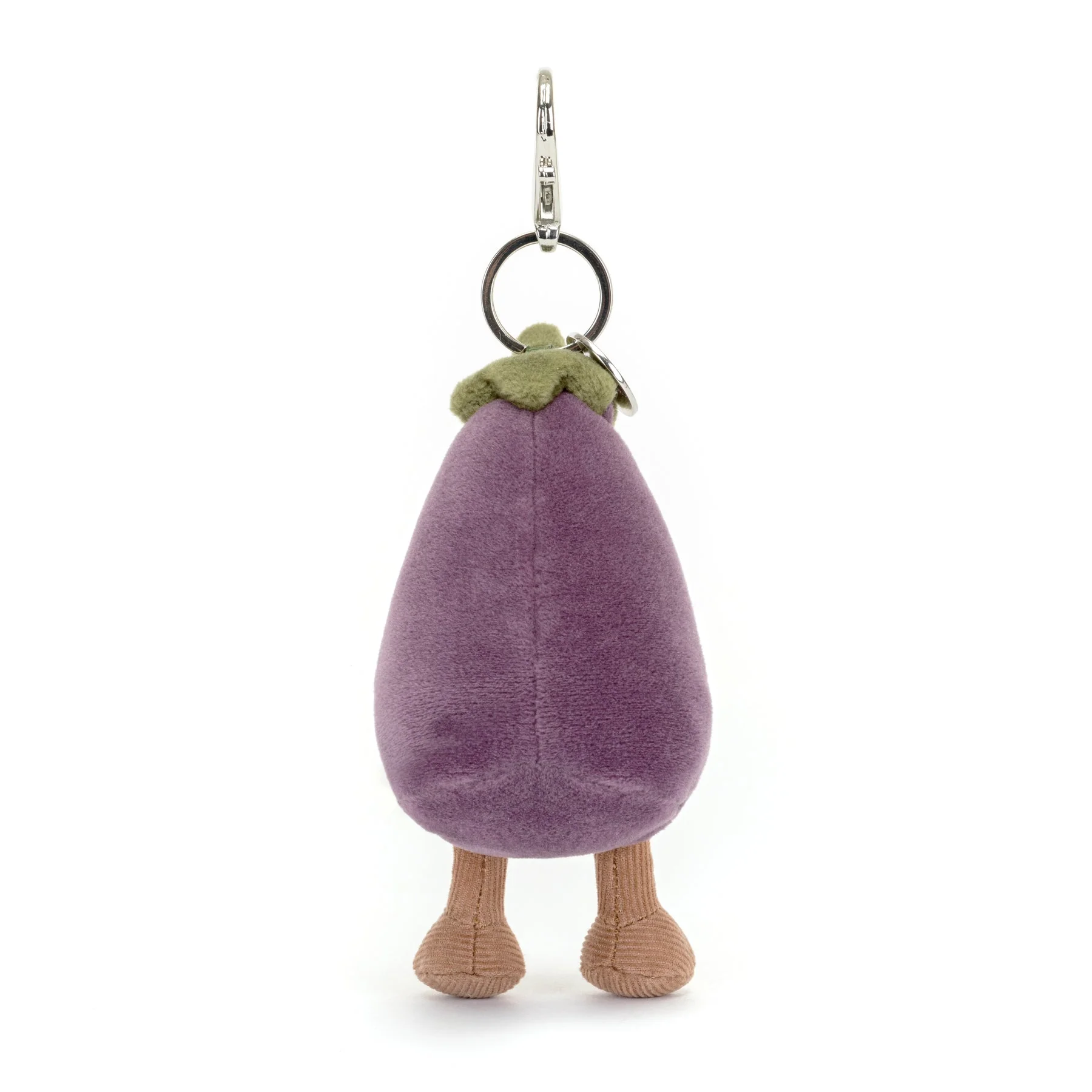 Vivacious Eggplant Bag Charm by Jellycat - Image 2