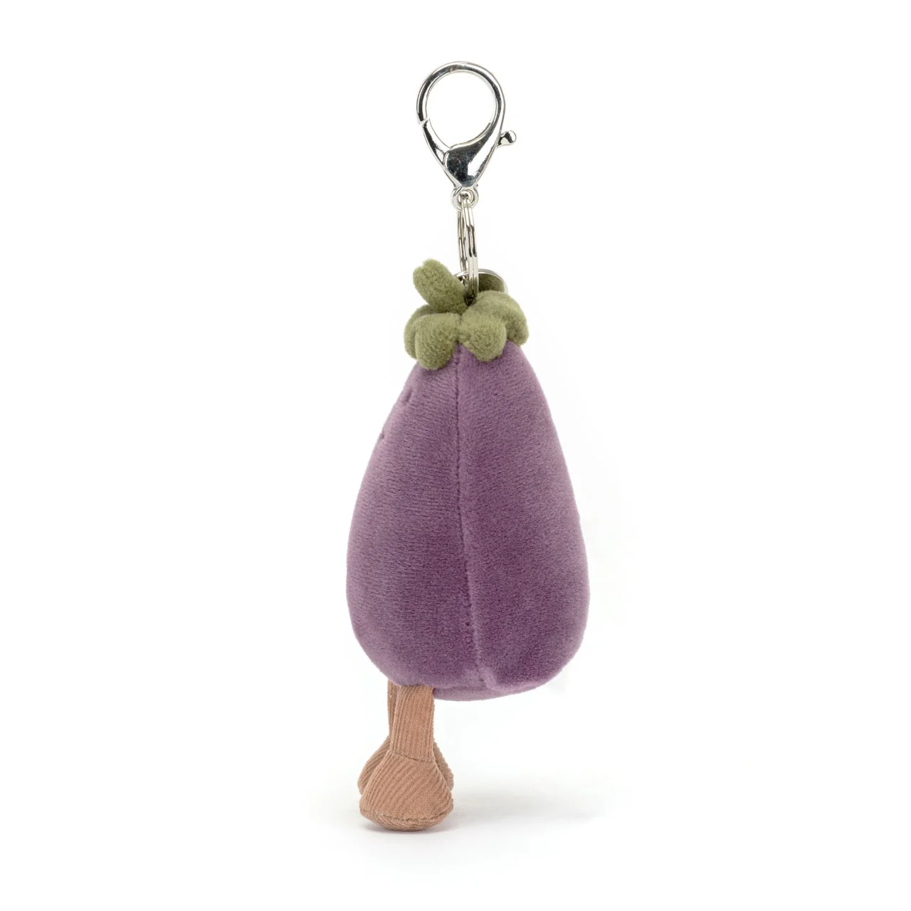 Vivacious Eggplant Bag Charm by Jellycat - Image 3