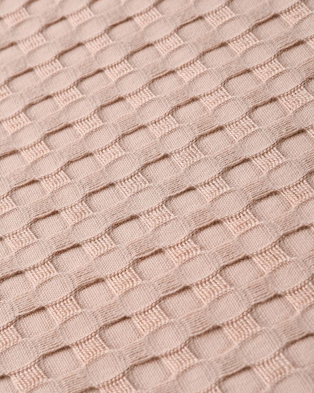Waffle Baby Blanket - Blush by Quincy Mae - Image 3