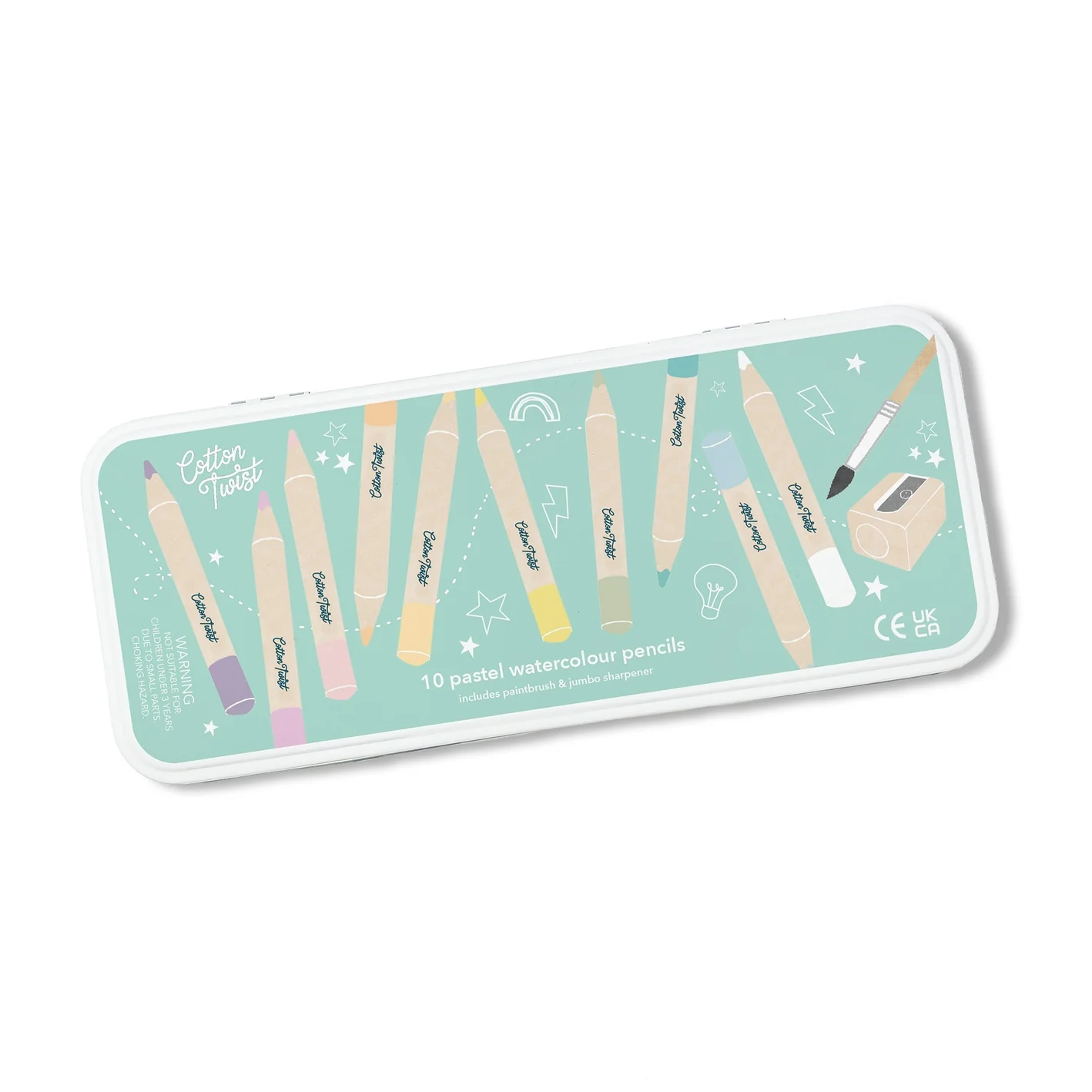 Watercolour Pencils Tin - Pastel by Cotton Twist - Image 11