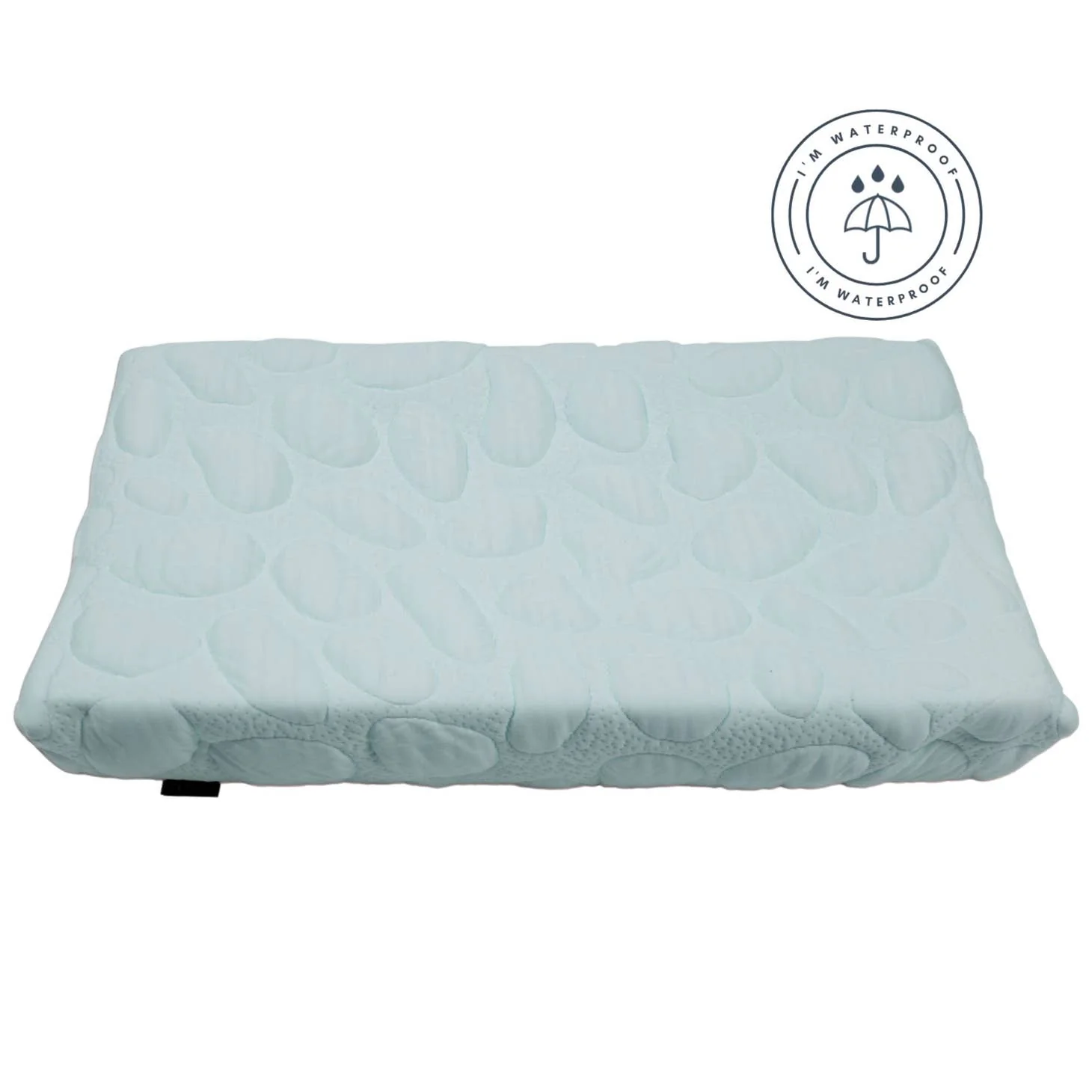Waterproof Pebble Changing Pad - Frost by Nook Sleep Systems