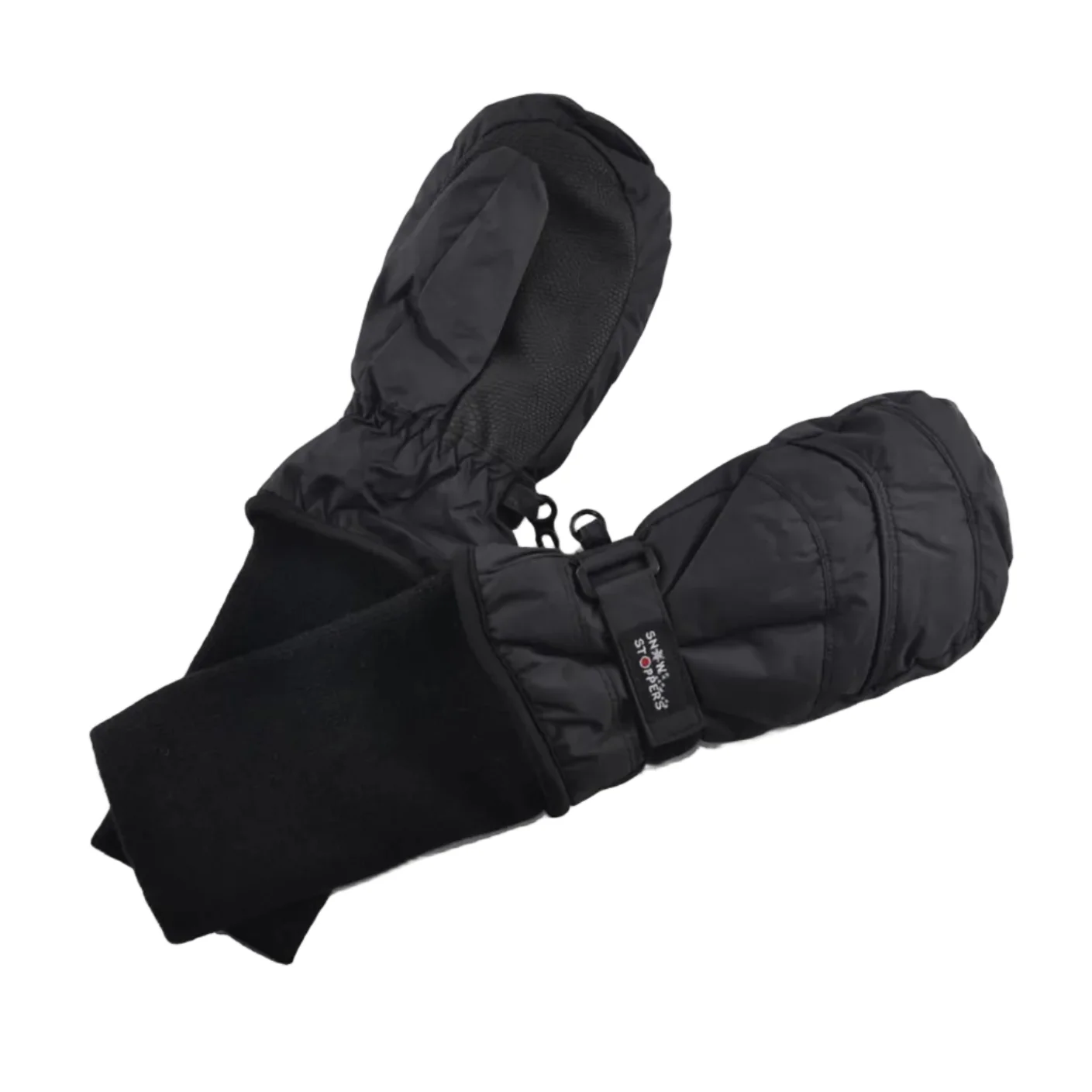 Waterproof Stay-On Mittens - Black by SnowStoppers